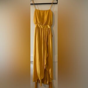 Modern Citizen Yellow Layered‎ Tank Dress